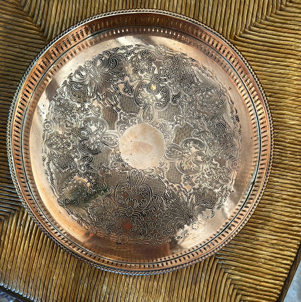 Copper Drinks Tray
