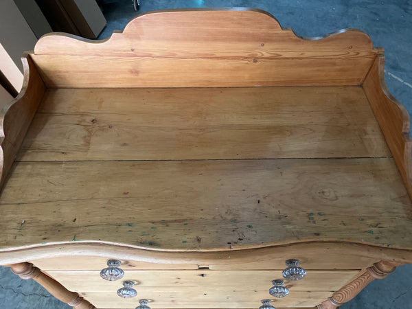 Pine Chest with Beautiful Gallery