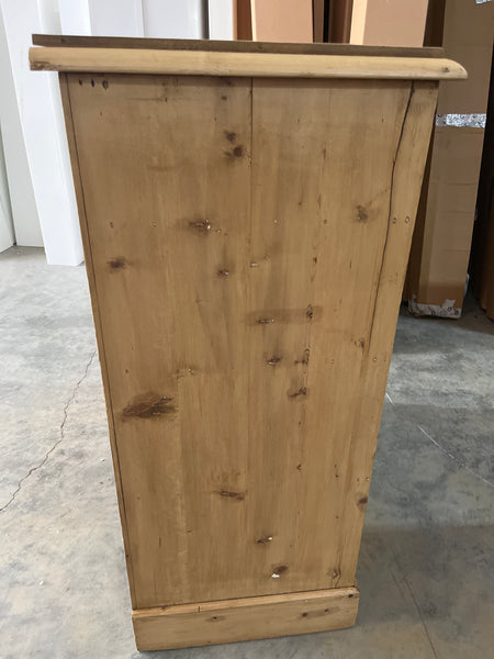 English Pine Chest with Contrasting Pulls