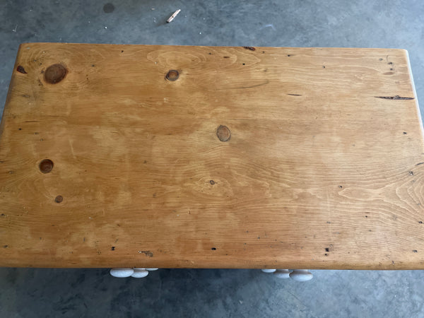 English Pine Chest with Pot Knobs