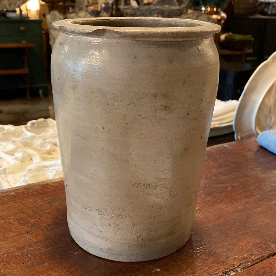 Small French Stoneware Crock – McIntosh Cottage Antiques