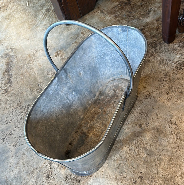 French Galvanized Steel Planter