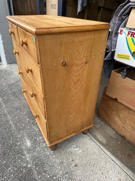 Large Victorian Pine Chest