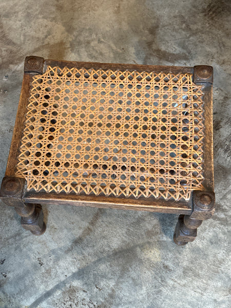 Cane Top Stool