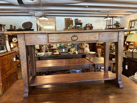 French Fruitwood and Ash Farmhouse Server