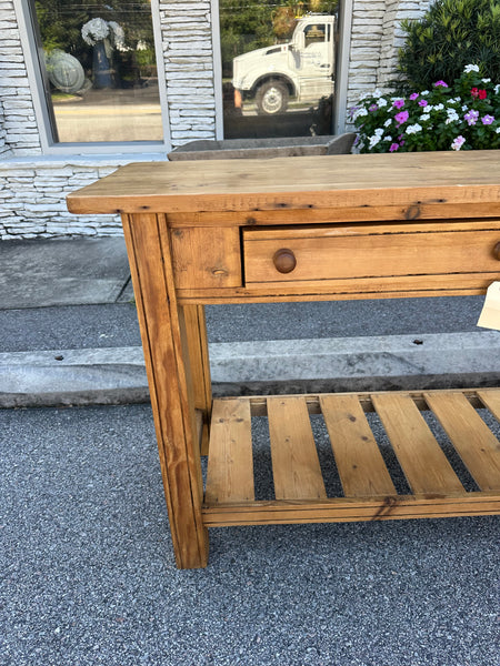 Pine Server with Pot Board