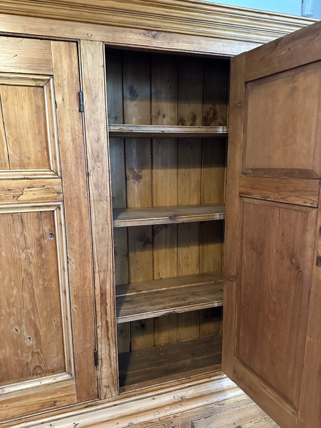 English Pine Housekeeper's Cupboard