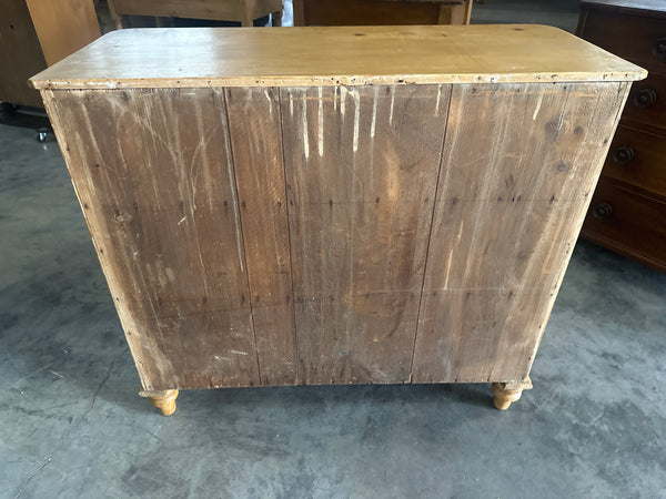 Pine Chest with Brass Escutcheons