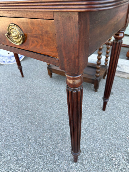 Georgian Mahogany 3-Drawer Writing Table