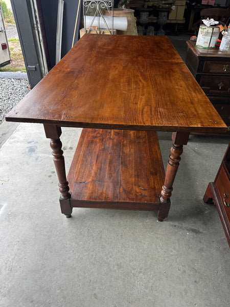 French Pine and Beech Drapers's Table