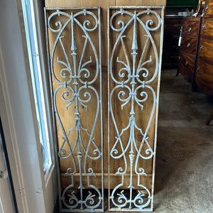 Pair of French Cast-Iron Panels