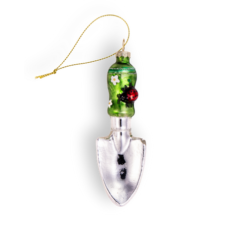 Garden Spade Glass Ornament