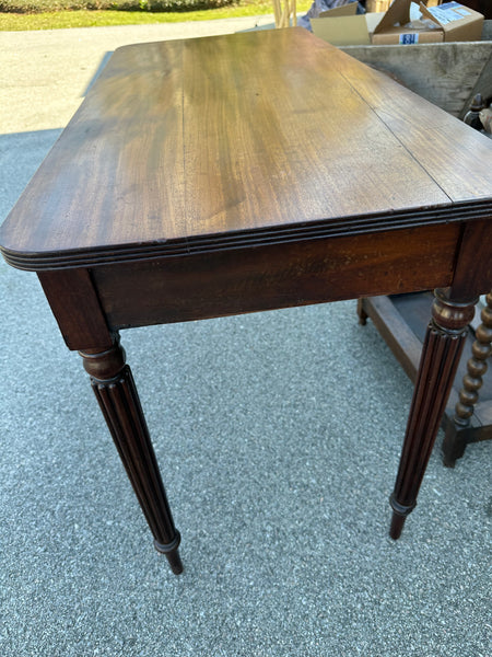 Georgian Mahogany 3-Drawer Writing Table