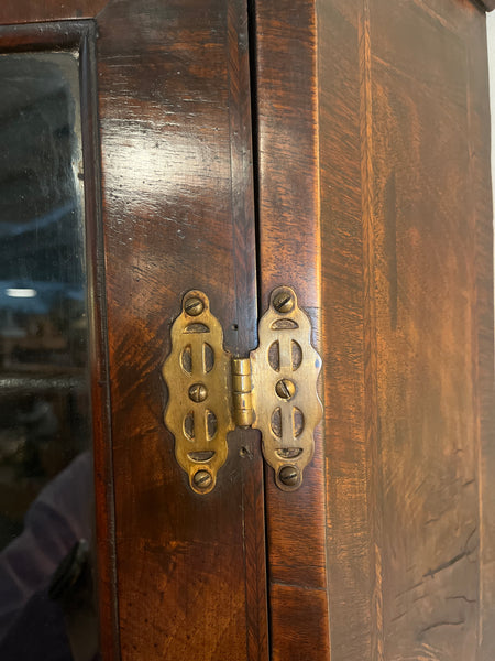 Walnut Corner Cupboard