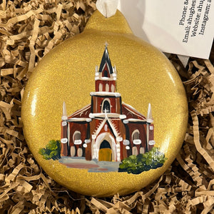 The Basilica of St. Peter, Hand-Painted Ornament