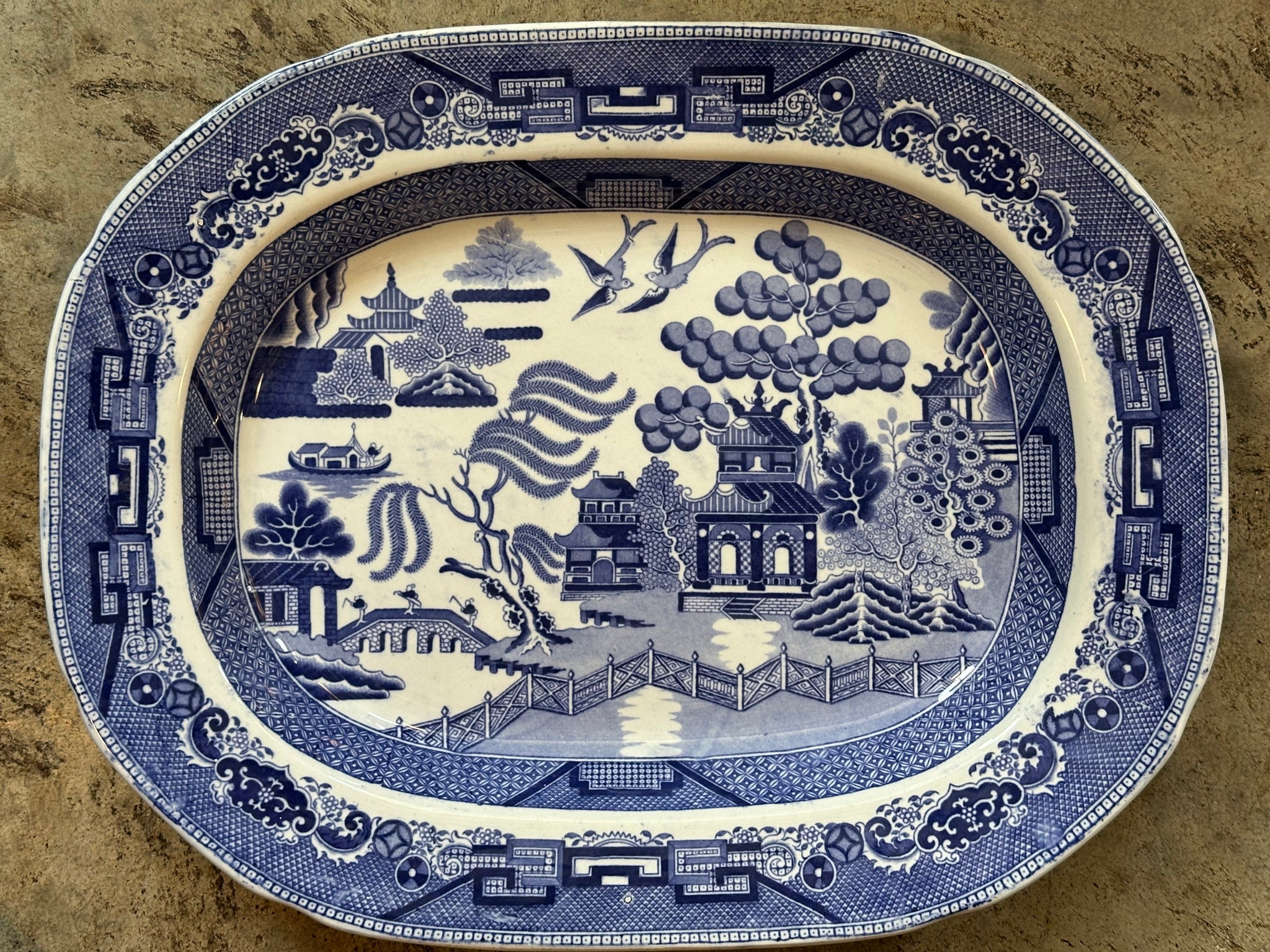 Blue Willow Platter
