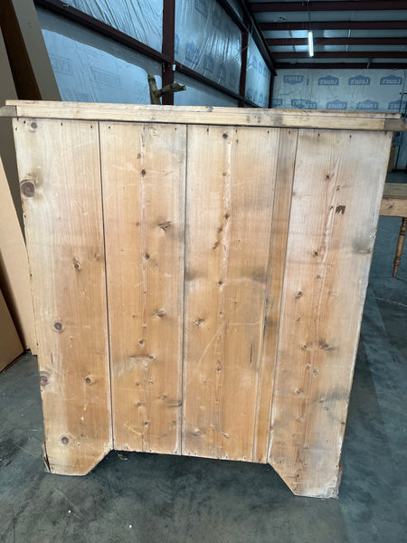 English Pine Chest with Contrasting Pulls