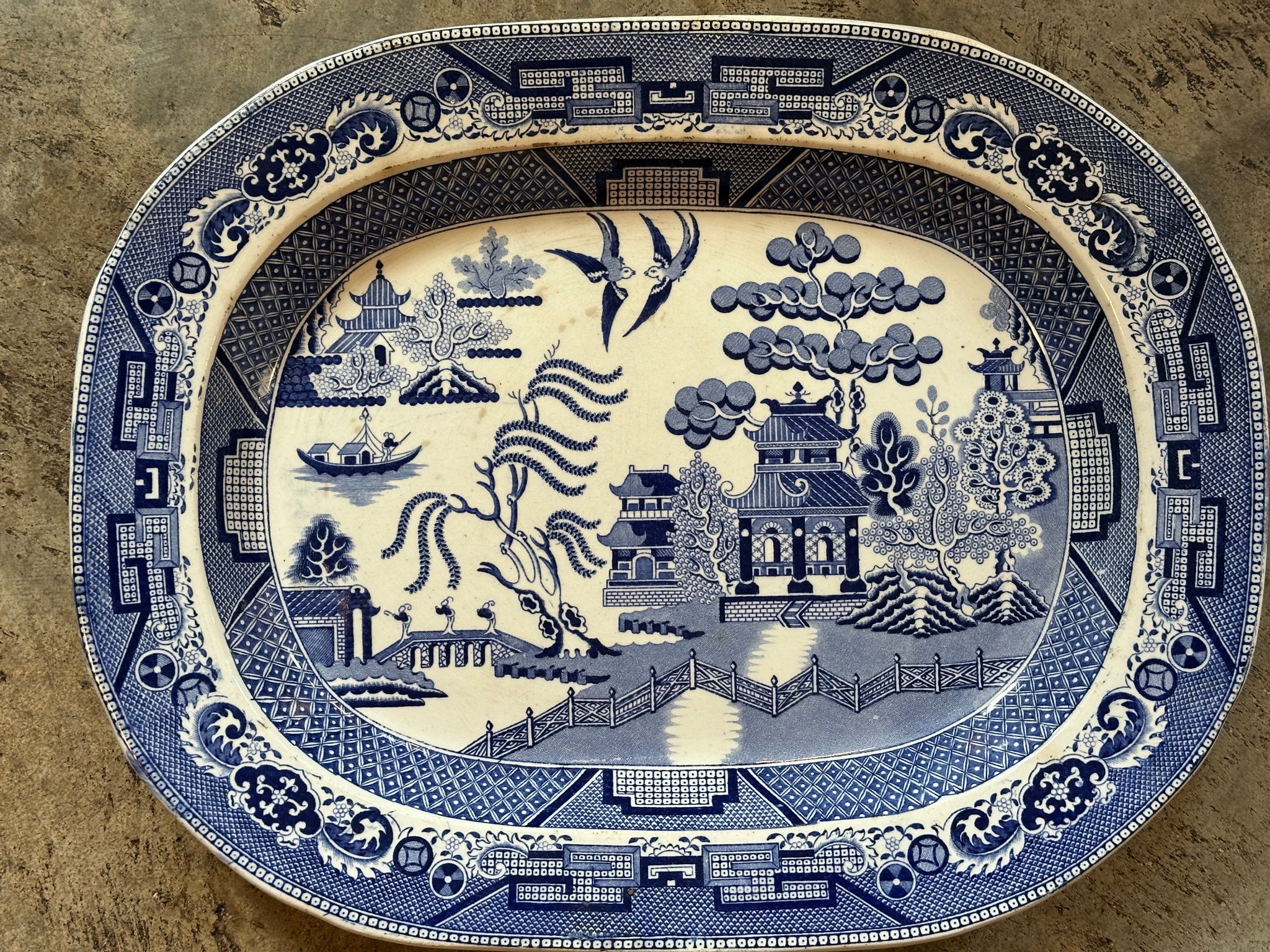 Blue Willow Platter