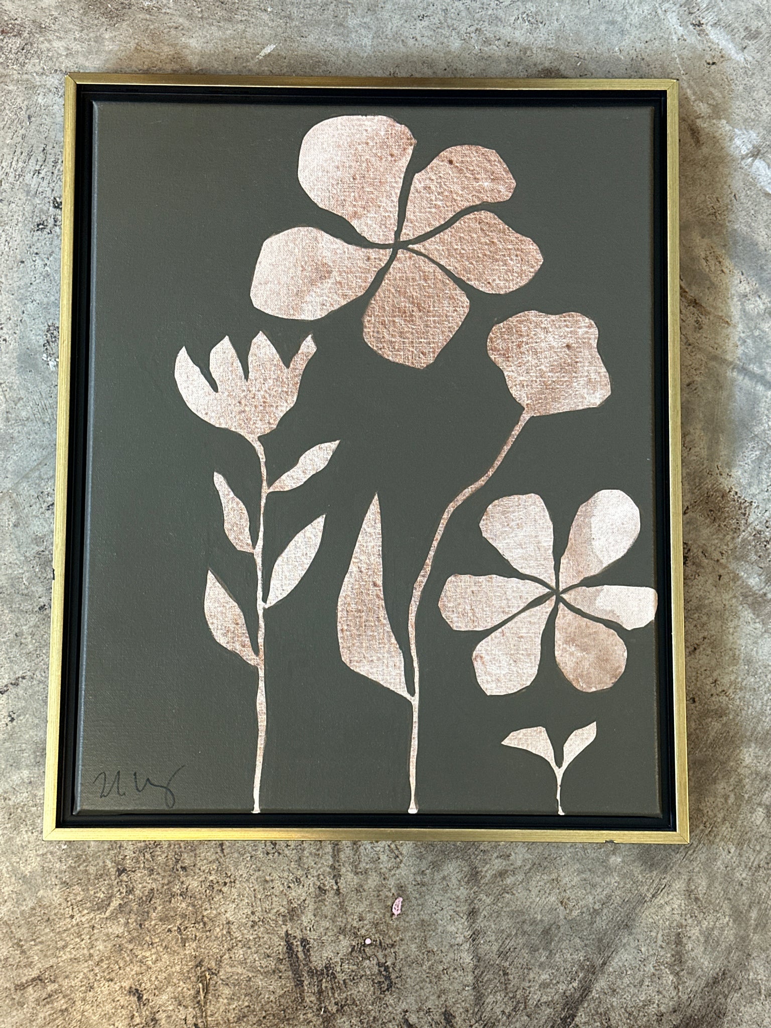 "Bronze Blooms I" by Zach Lundberg