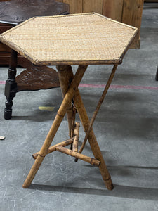 Hexagonal Bamboo Table