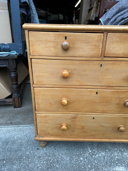 Large Victorian Pine Chest