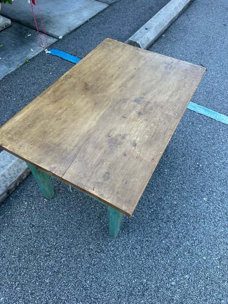 Small Painted Base Coffee Table