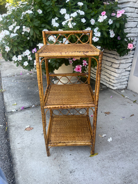 Small Bamboo Floor Shelf