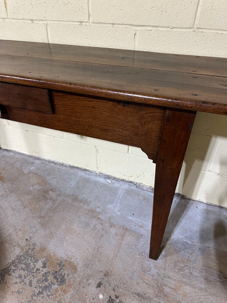 French Walnut and Oak Serving Table