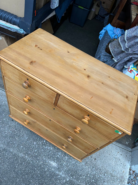 Large Victorian Pine Chest