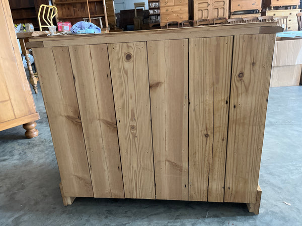 Narrow Pine Bank of Drawers