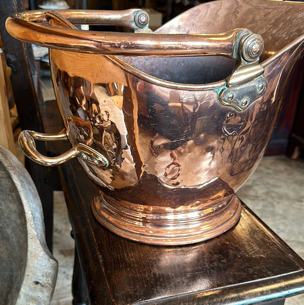 Gorgeous Copper Coal Hod