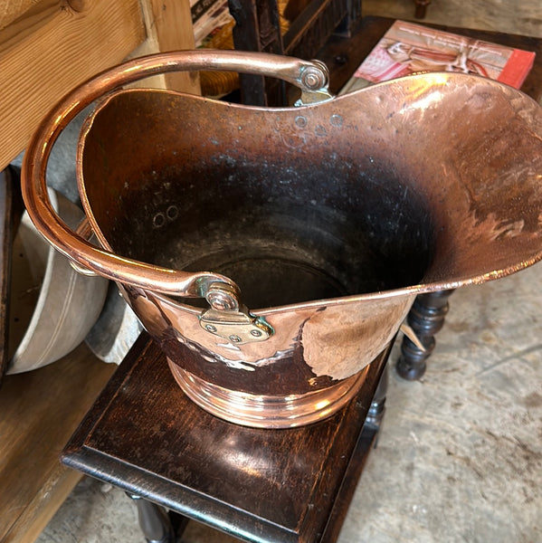 Gorgeous Copper Coal Hod