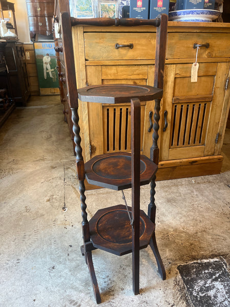 Barley Twist Folding Cake Stand
