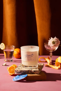 Rewined French 75 Candle 6 oz: 100% soy wax