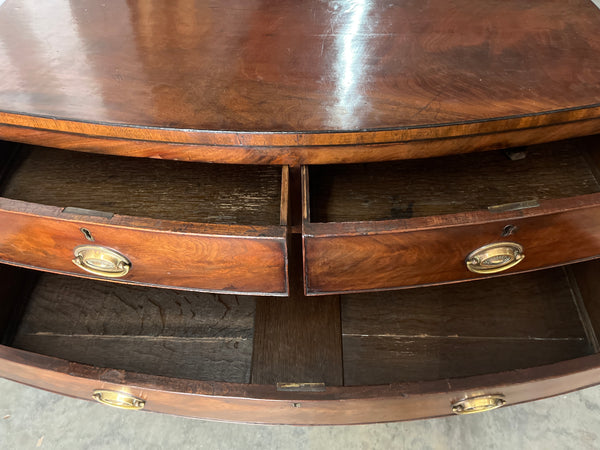 Mahogany Bow Front Chest