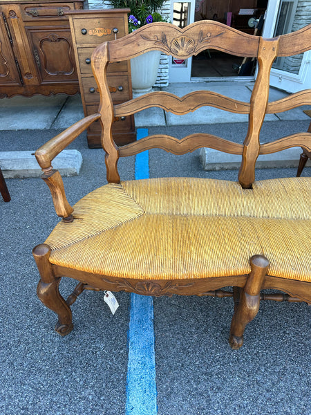 French Rush Seated Bench