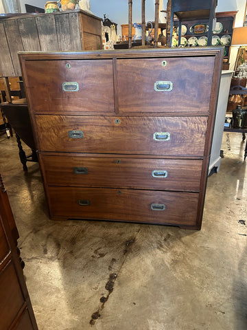 19th Century Camphorwood Campaign Chest