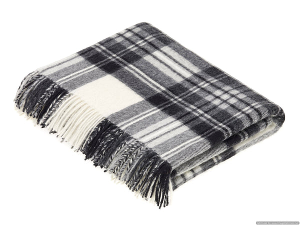 Tartan Plaid - Merino Lambswool Throw Blankets - Made in UK: Antique Royal Stewart