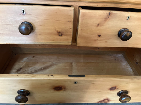 Pine Chest with Contrasting Pulls