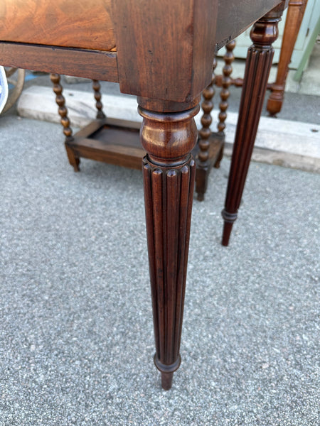 Georgian Mahogany 3-Drawer Writing Table