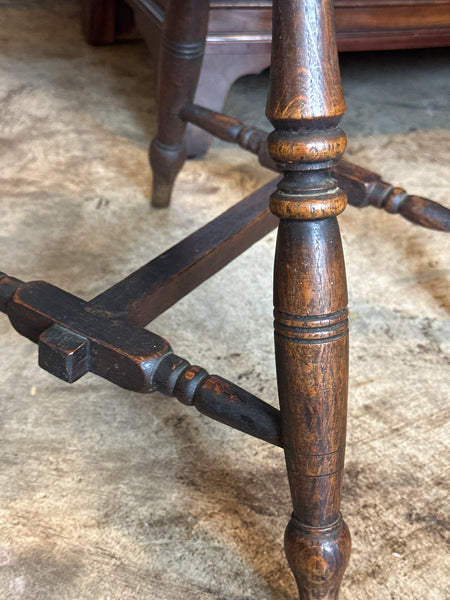 Carved Oak Drinks Table