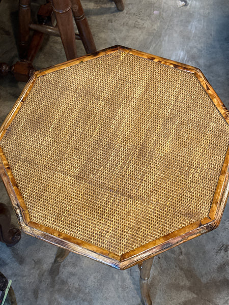 Octagonal Bamboo Table