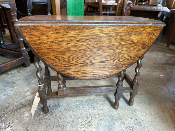 Very Small Barley Twist Gateleg Table