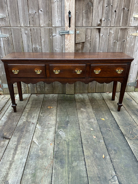 English Oak Dresser Base