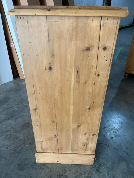 English Pine Chest with Contrasting Pulls