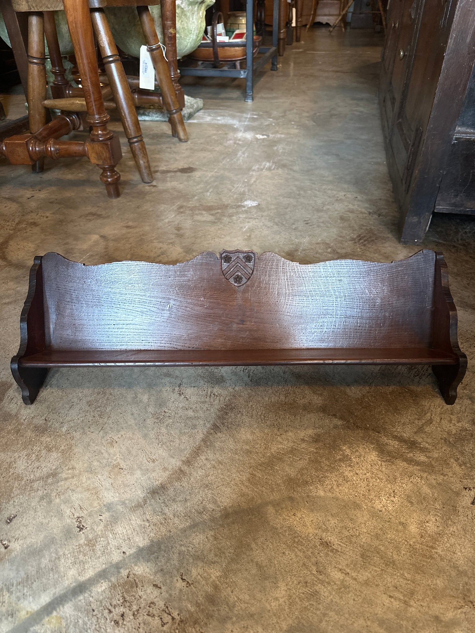 Carved English Oak Bookstand