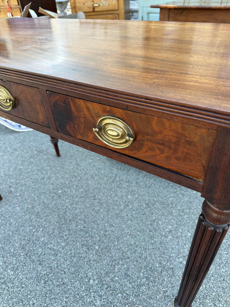 Georgian Mahogany 3-Drawer Writing Table