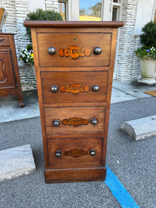 English Mahogany Seed Drawers