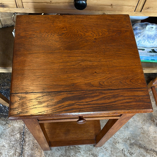 French Oak Lamp Table