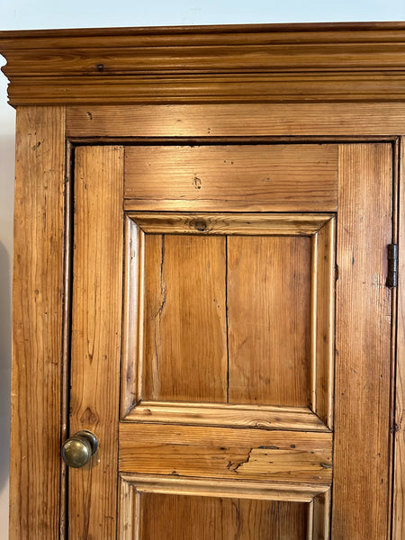 English Pine Housekeeper's Cupboard